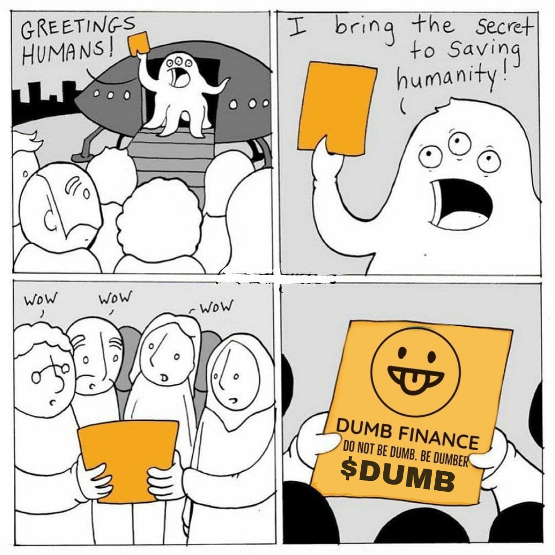 NoriaBeatrix's tweet photo. My entry meme for $DUMB
@Dumbfinance1k https://t.co/D3EEL2J89U