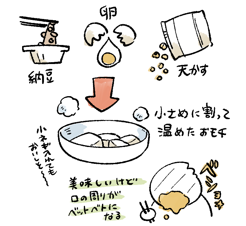 日記 ズボラ飯～モチ編～ 
