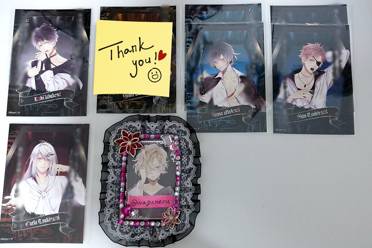DIABOLIK LOVERS ディアラバ 中国限定 吸愛渇望 交換 譲)ブロマイド 缶