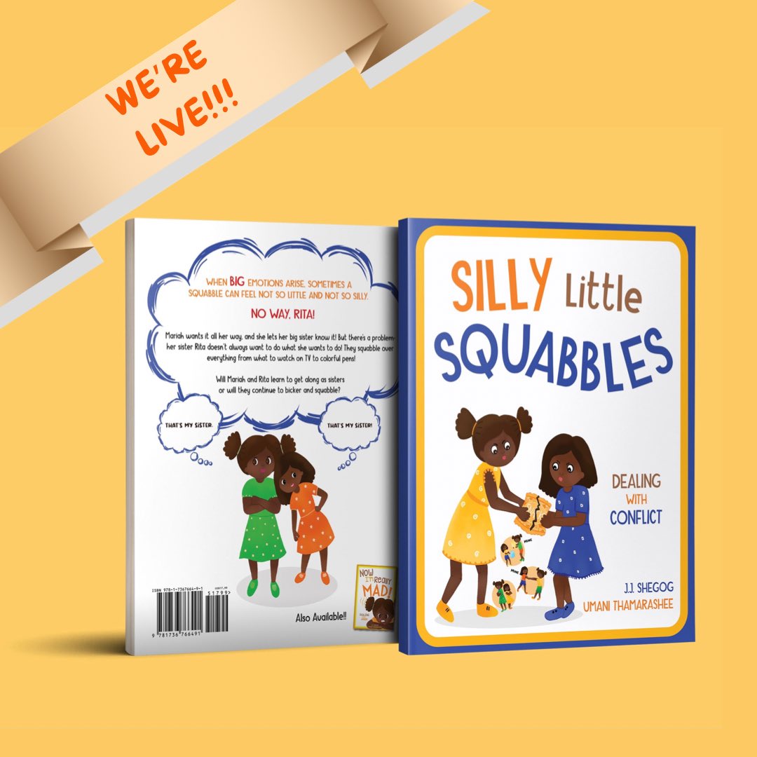 CollectionsJair's tweet photo. “Silly Little Squabbles” book helps kids learn empathy, conflict resolution, self-love, &amp; the power in choosing how you respond to life’s stressors. This is how we help kids foster heathy mental heath habits early https://t.co/W6eRwe1P78
@orianabklyn @KickstarterRead @Kickstarter https://t.co/LhHfNKnKiT