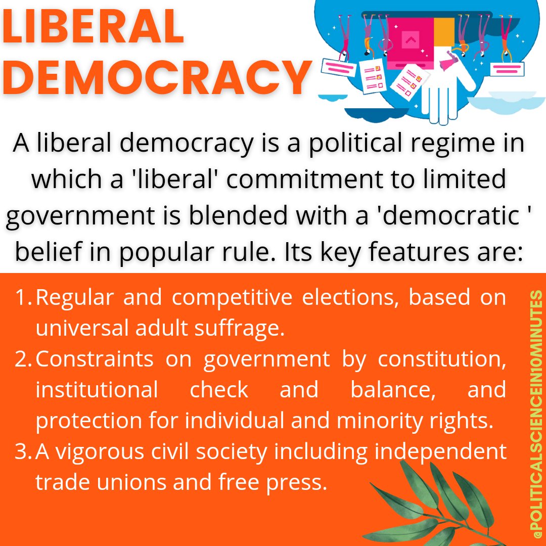 Pol_Science10's tweet photo. Liberal Democracy 
#liberaldemocracy
#india
#democracy
#politicalsciencein10minutes
#upsc
#politicalscience https://t.co/phsPfb8aMW