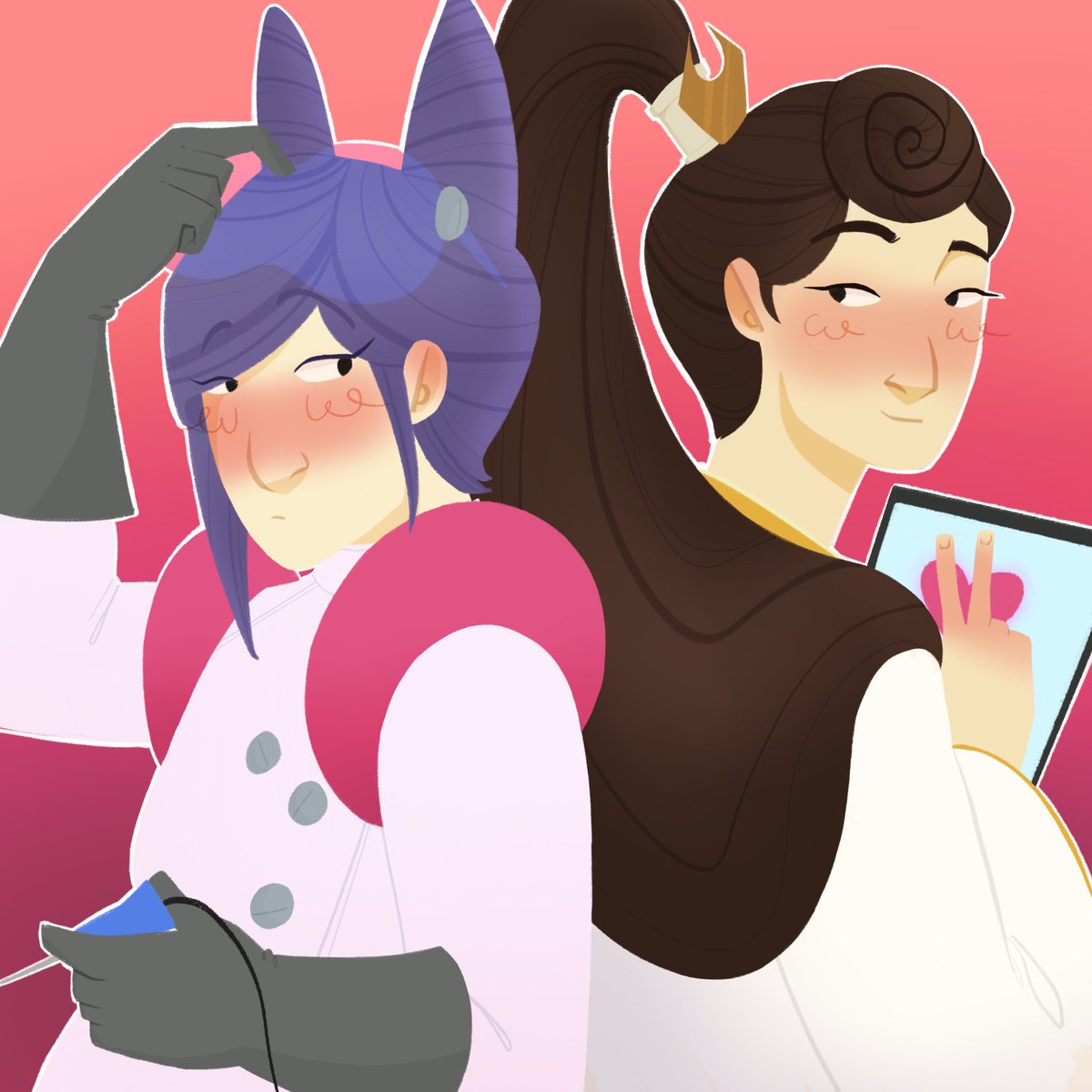 transtrucy's tweet photo. day one: what are we?

[ #AceAttorney #AuraBlackquill #MetisCykes #aurametis #femslashfeb ] https://t.co/aW7Xe7o4bz