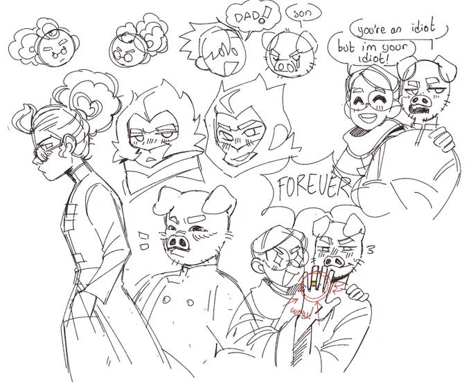 as it is custom, funny lmk doodles before bed, shoutouts to the freenoodles community 