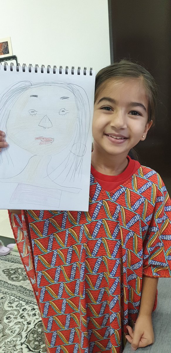 BSSalalah's tweet photo. Year 1 and 2 children have been drawing self-portraits in art. Can you see the likeness? 
#BSS 
#LearningEthosMotivated
#LearningEthosPractice
#LearningEthosCreativeAndEnterprising
#Onlinelearning https://t.co/EVhWNvY9mT