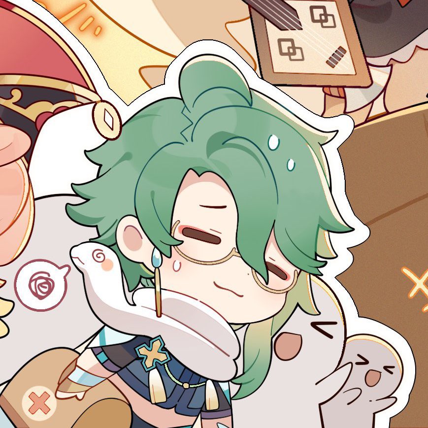 faustvarlot's tweet photo. Baizhu Fans being spoiled so well during Lantern Rite with official art we’re HONOURED this year 😭💕💕💕 https://t.co/nb6Rwj1FRK