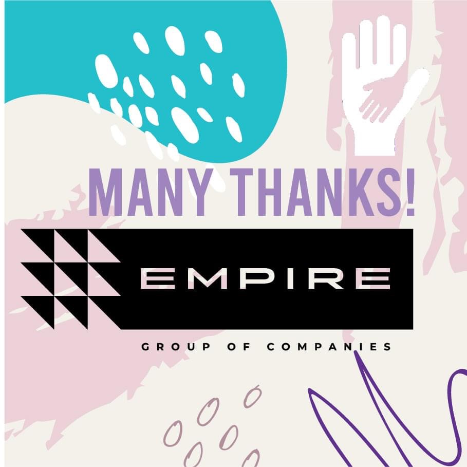 Many thanks to Empire Group for your sponsorship! #speakstandsave