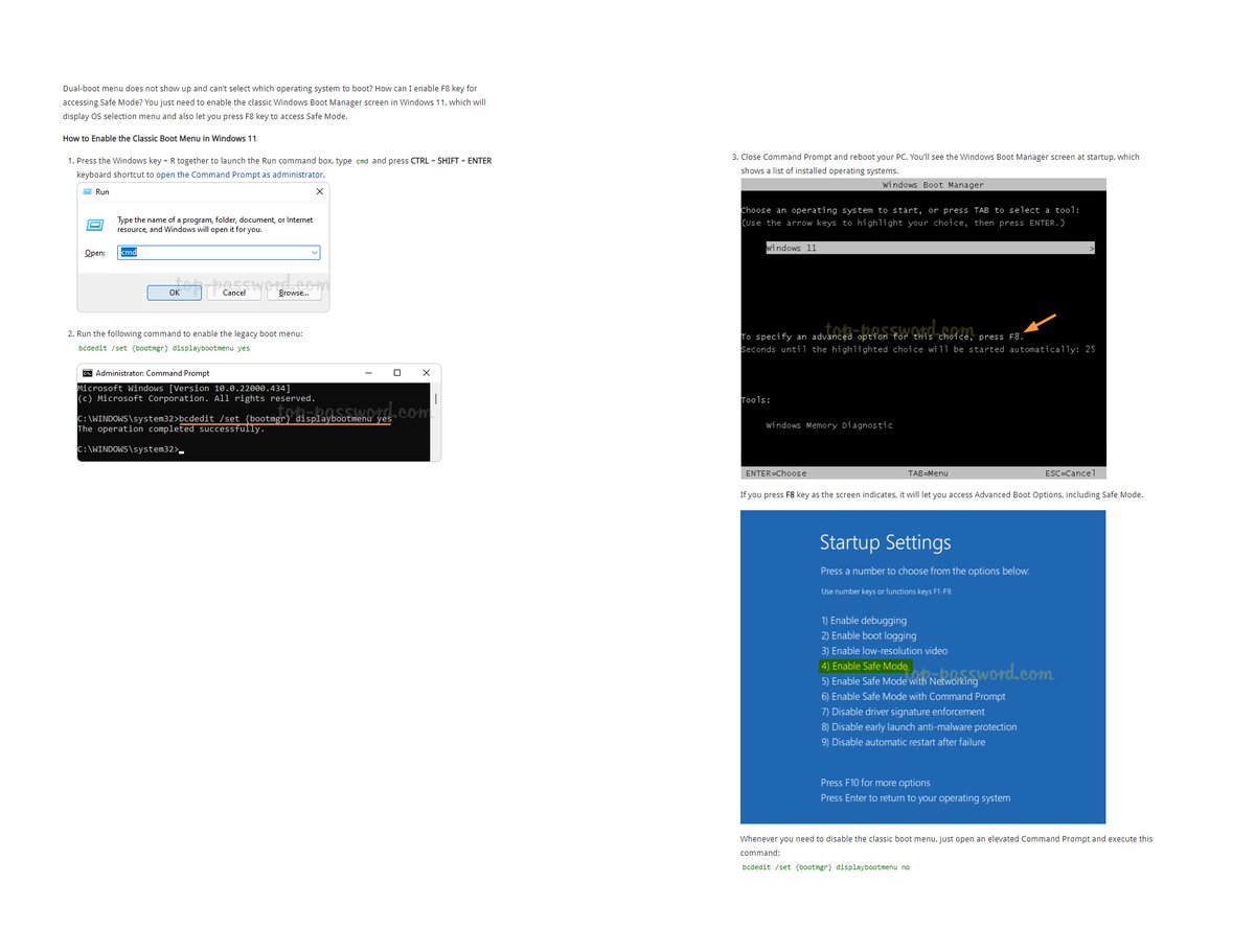 CAStenman's tweet image. How to Enable the Classic Boot Menu in Windows 11  bit.ly/3L5DVfl   #Windows11 #BootMenu #HowTo