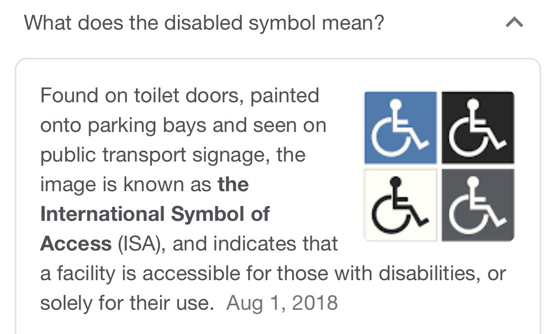 disabledchat's tweet photo. these accommodations in most cases don’t take into account those of us that have other physical challenges 

What are your challenges not being accommodated ?

#invisabledisablities #disabilities https://t.co/tvANq7JEtU