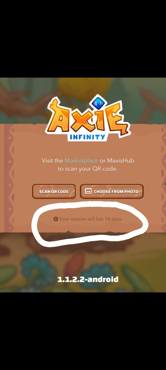 aldrenaranas's tweet photo. @AxieInfinity Fix this simple error it only gives us 7 days then it is requesting for a new qr code. https://t.co/iWnLva4kPs
