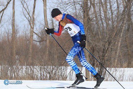 LakevilleNordic's tweet photo. Big day of racing! Grete Engels (LNHS ‘22) is the conference champion and Hayden Zoll (LNHS ‘23) finished 4th.  Faye Braun (LSHS ‘26) took 3rd in the JV Pursuit. Many more victories and accomplishments that don’t show up in the results.  Way to go! @ActivitiesLSHS @LNHS_Panthers https://t.co/BICZ21SnSx
