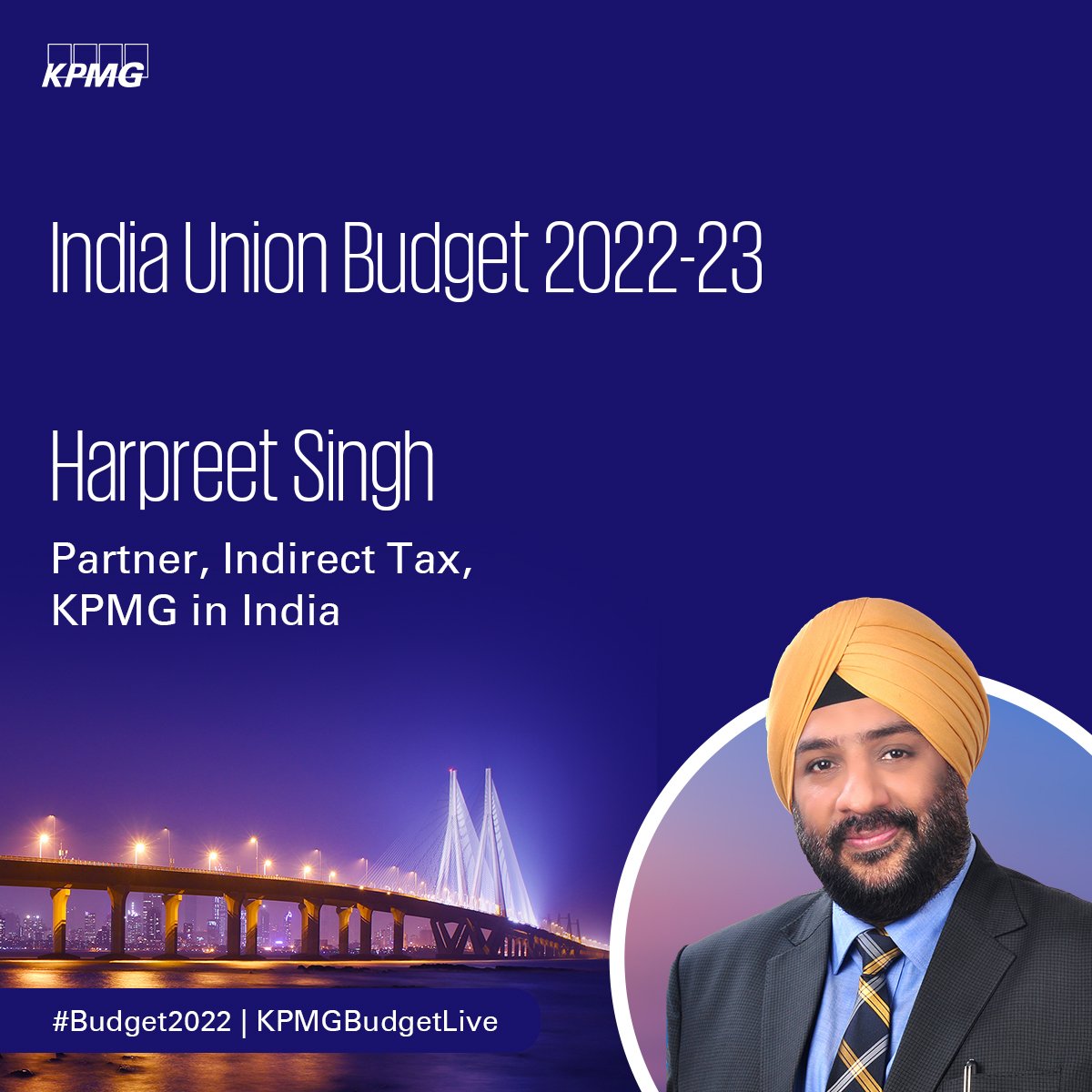 KPMGIndia's tweet photo. #Budget2022 | In order to increase liquidity and provide for fungibility of #GSTcredits, transfer of balance in cash ledger has been permitted between distinct persons. This could be the biggest plus on #GST from this Budget: @CAHSingh1, @KPMGIndia | #KPMGBudgetLive https://t.co/77h3B4qtFZ