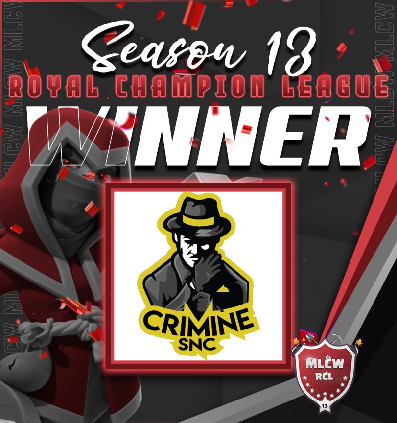 WE ARE MLCW RCL S13 CHAMPIONS!!😍 
The last time we won a MLCW title was during S10 in June 2020. We wanted to win something in 2022, doing it right away this early in year is something really motivating for the next CWL.
Ty <a href="/MinerLeagueCW/">MLCW</a> it was a pleasure.
OOOPPPAAAAAAAAAAA🕵🏻‍♂️🕵🏻‍♂️