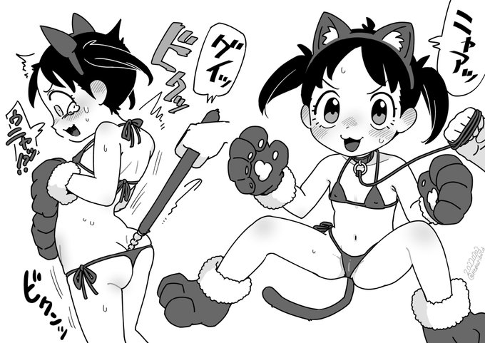 #浦安鉄筋家族にゃんこマイクロビキニのりちゃん 