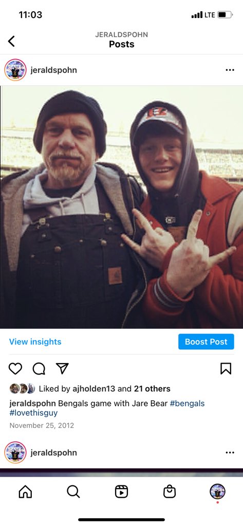 My dad took me to my first ever
bengals game. We always said that if
they ever made it to the bowl, we
would go together. We lost my dad in
an accident this year.
I would love to go knowing that even
though he isn't physically there, that
he's still watching it with me 🧡🖤