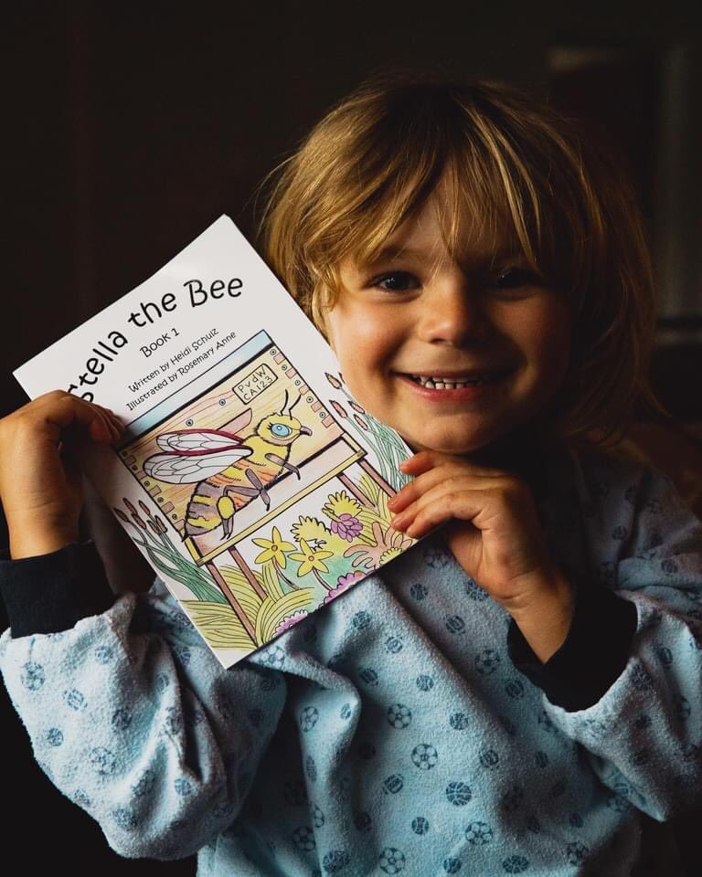 SimplyBeeSA's tweet photo. Take your children on a magical adventure with Stella the Bee, while she teaches us about the secret life of bees told in a series of four books. There’s so much to learn &amp; children are fascinated when it comes to bees. 
It’s crucial to educate the youth about bee conservation. https://t.co/Gr9nR3Ng1t