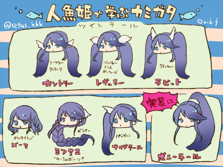 人魚ちゃんを愛でよ③
#ツインテールの日 