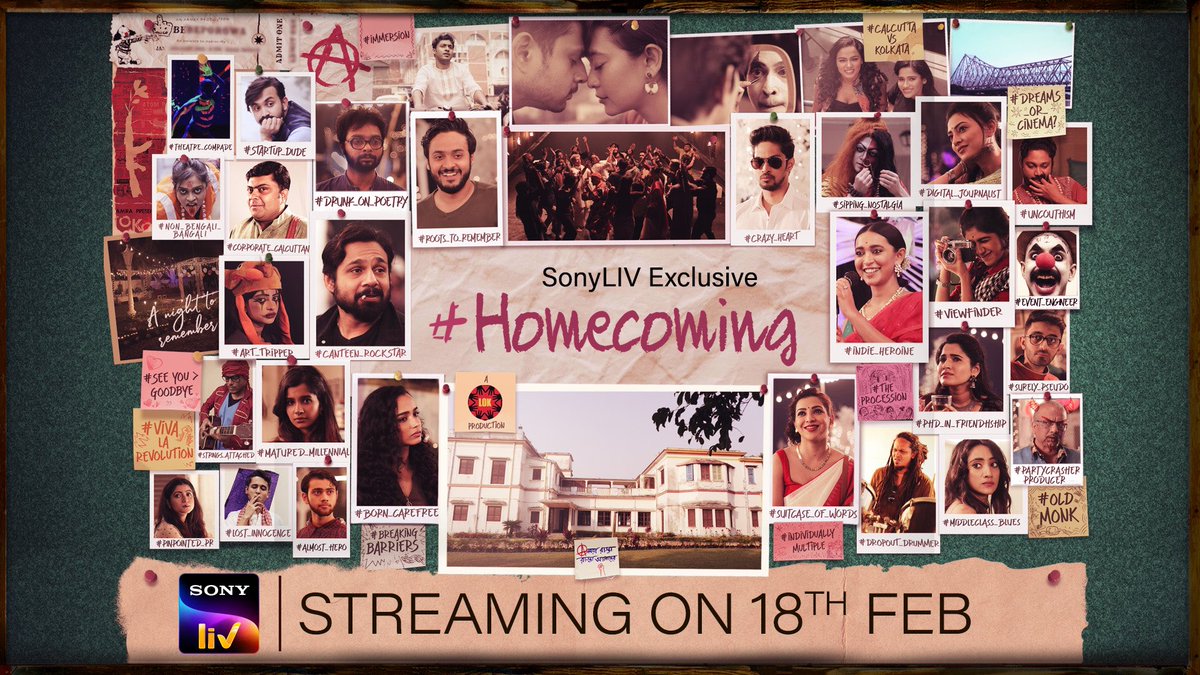 A group of friends reunite after seven years to witness an emotional rollercoaster of memories. Watch #Homecoming streaming from 18th Feb, exclusively on #SonyLIV.

#HomecomingOnSonyLIV
<a href="/SonyLIV/">Sony LIV</a> <a href="/SonyLIVIntl/">Sony LIV International</a> 

bit.ly/Homecoming_Tra…