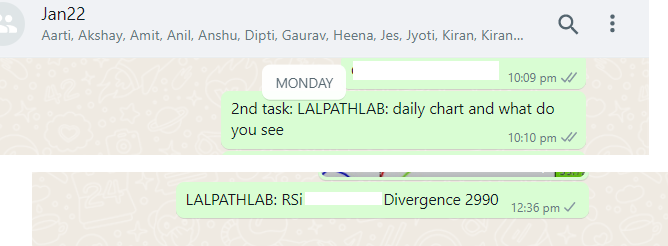 TrendTrader85's tweet photo. #LALPATHLAB: 3119 from 2990 and 3045 (today also alerted )
#HANDHOLING #mentorship
#Learn and Earn : just one fut lot and fee retrieved
and investor get very low risk entry
this is how we catch stock at lower level and setup also properly shared
https://t.co/LuZo5Tev6U https://t.co/SwUzQB0CBx