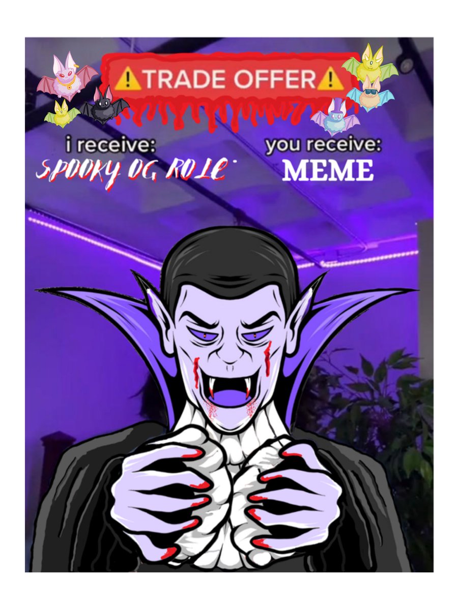 JohnSan12090825's tweet image. Sounds like a good deal, don’t you think?? ;)) @SpookyverseFi 

#Spookyarmy 👻

#RNDPlaymates #Univfork #FTM #Univ #Metaverse #MetaverseNFT #NODES #DaaS #NFTs #Thor
#Strong $Strong $THOR #univmoney #Time #Wonderland $Time #AVAX   #Ftm #NFT