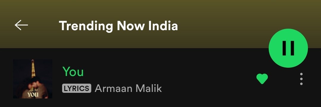 AM_Poorvi's tweet photo. Yayyyy so happy to see YOU in the trending Now India playlist,YOU winning hearts and charts both❤️🚀

This beaYOUtiful Masterpiece YOU by Armaan Malik Highly Deserve All The love and appreciation 🥺❤️ https://t.co/YAohFQAzDM