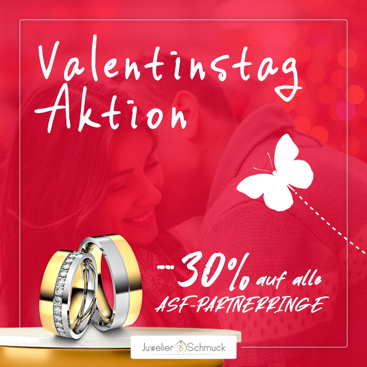 Juw_Schmuck's tweet photo. 💖Radikal Reduziert!💖
Unsere Partnerringe nun 30% zum Valentinstag rabattiert
GUTSCHEINCODE: liebe30
Zur Aktion: https://t.co/X6VhRd6ZEw
#partnerringe #aktion #valentinstag #sparen #ringe https://t.co/qwVGjQfZxd
