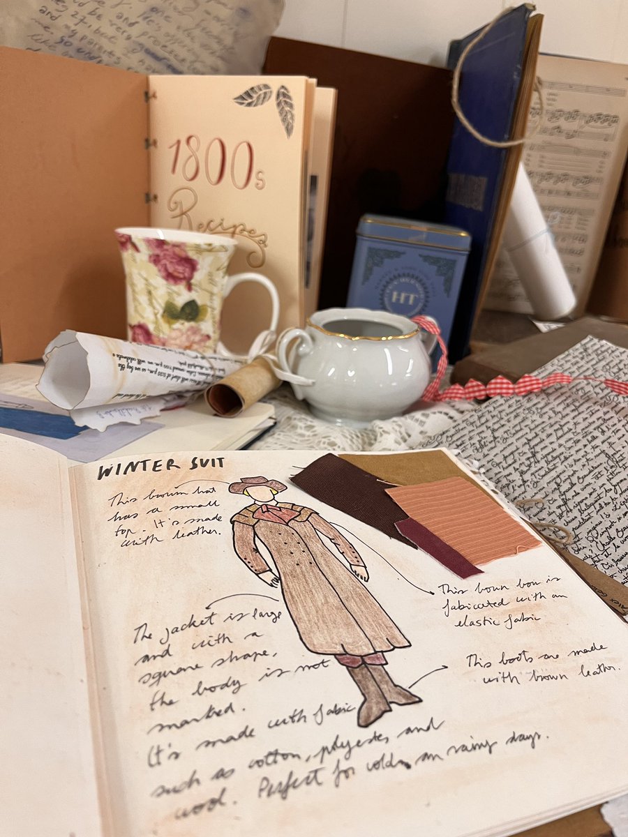 MMCCBCN's tweet photo. After reading, listening and learning about Pride and Prejudice, 1st Batxillerat students have created this amazing Jane Austen Corner! Letters, Clothes designs, cooking recipes, wedding invitations, State houses plans… Jane would love them!
#escolaconcepcionistesbcn https://t.co/5XrtVpLw4q