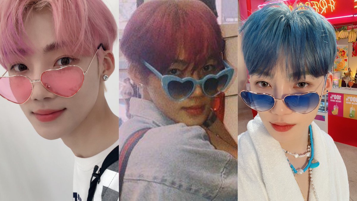 Chanhee and his heart glasses