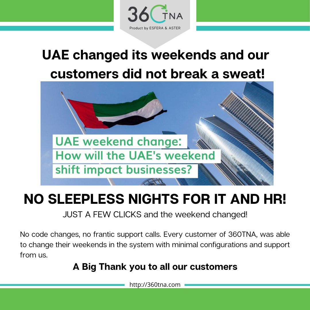 360Tna's tweet photo. Much required!

#Workforcemanagement #career #humanresourcemanagement #FutureOfWork  #workculture #UAE https://t.co/aMTz3RiNO0