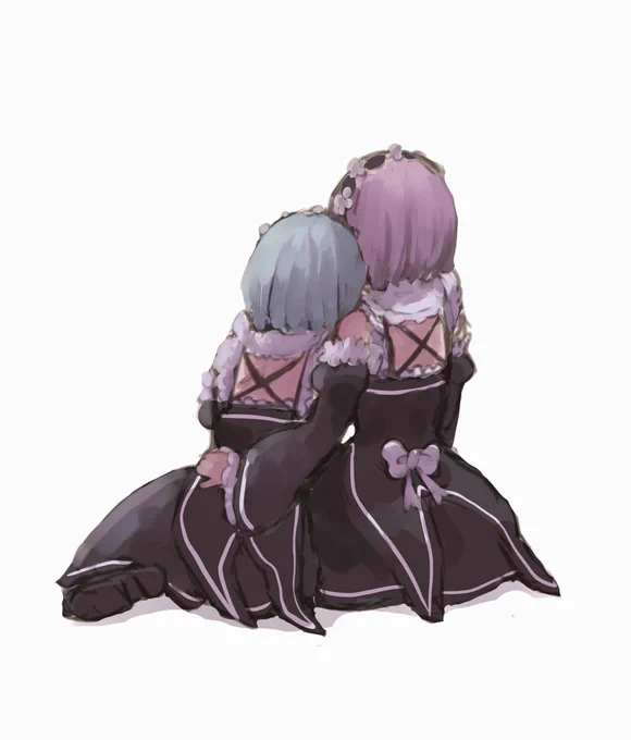 色んな方のレムラム見てると描きたくなる! 