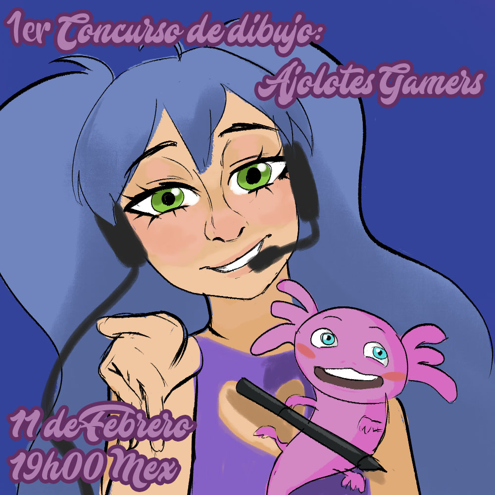 Axolotiza, tengo el gusto de anunciar que tendremos nuestro primer concurso de dibujo con temática de AXOLOTES GAMERS. Para más info utiliza el comando !concurso en mi canal de twitch.
twitch.tv/jazzolote
Banner hecho por @ElianaUwUr