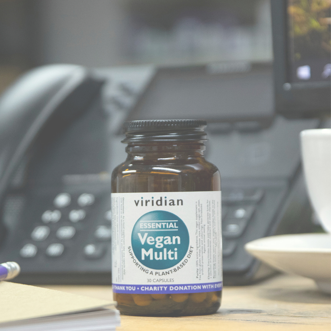 Following on from my last post, I've realised just how much I recommend this little guy.  Our best selling multi vitamin and it is perfect if you follow a vegan diet or have a low intake of meat.  It has good levels of iron, B12, vitamin D and zinc and in just one a day capsule.