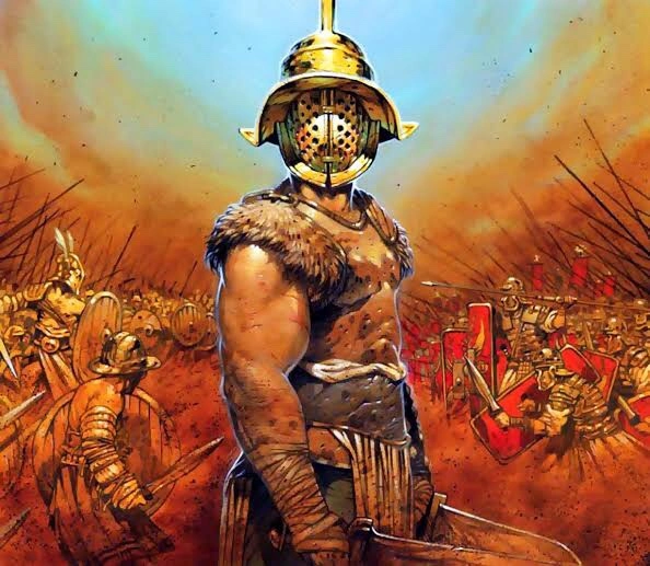 Гладиатор воин. Римский воин Гладиатор.