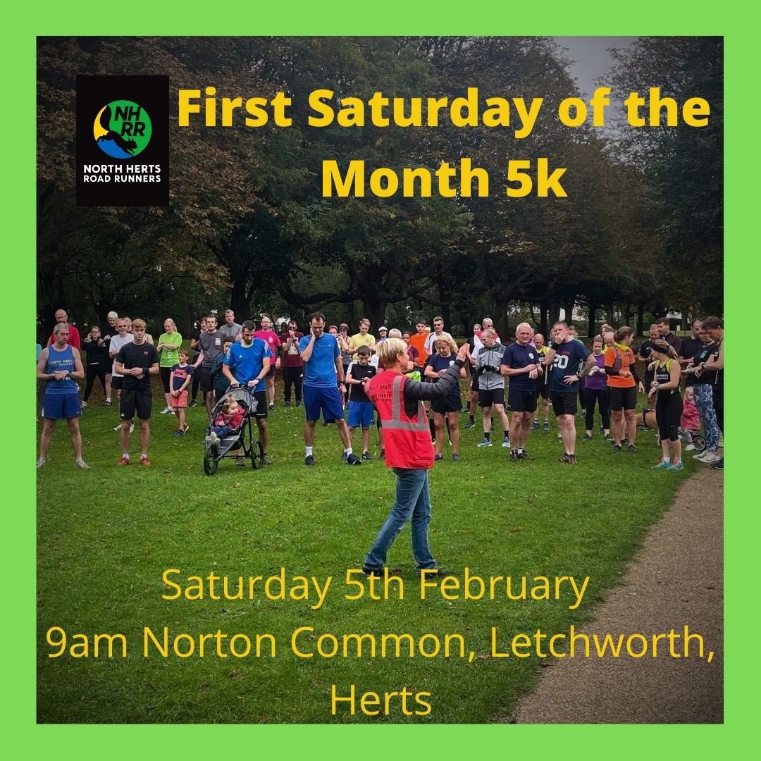 Saturday we return to Norton Common for our monthly 5k. 

If you are new to FSOTM please pre register on our club website NHRR.org.uk and then you can collect your barcode on the day

#northhertsroadrunners #letchworth #running #runhappy #teamnhrr #5krun #c25k
