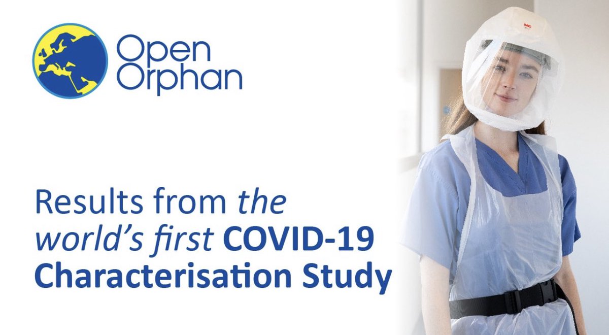 OpenOrphan's tweet photo. The worlds 1st #COVID19 characterisation study has provided invaluable insights into the progression of infection and data shows that #SARSCoV2 human #challengestudies are safe & well tolerated in healthy young adults
#vaccinetaskforce #ORPH
https://t.co/5KhQeTSZqp https://t.co/KsX4TdC2qf