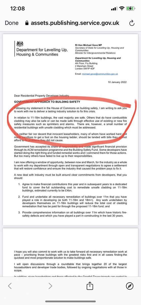 @ruthsmi07663119 @michaelgove @luhc - are pretty much saying this anyway. Just get moving. Remove all of these buildings out of scope with mitigants asap. No excuse for delaying this for years and years.