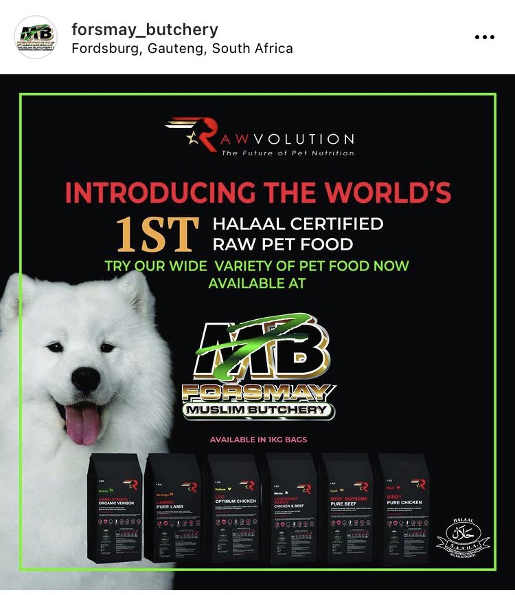 somayya_sujee's tweet image. #HalaalPetFood #Rawvolution #ForsmayButchery 🐶 🐾 🐱