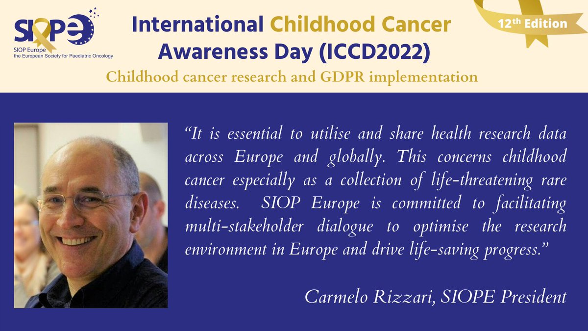 SIOPEurope's tweet photo. Closing remarks from the SIOP Europe President Carmelo Rizzari.
A huge thanks to our host, speakers, panelists, participants and supporters for your continued hard work to improve the lives of children and adolescents with cancer! 👏
#ICCD22 https://t.co/GgKuYa6g0e