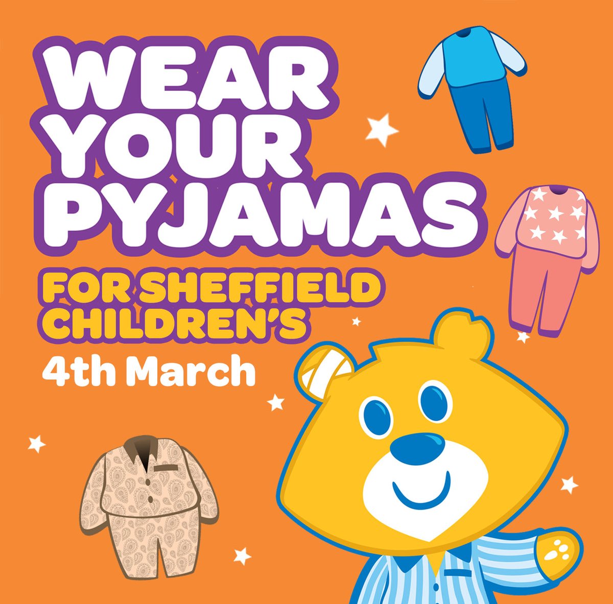 citytaxis_'s tweet photo. On Friday 4th March, #TeamCity will be taking part in Pyjama Day to support @SheffChildrens!

Why not get involved as well?

Just dig out your favourite PJs and your fluffiest slippers, make a donation and share your selfie!

To sign-up visit https://t.co/OT9k9QKtG2

#lovelocal https://t.co/vAfHTBBSqg