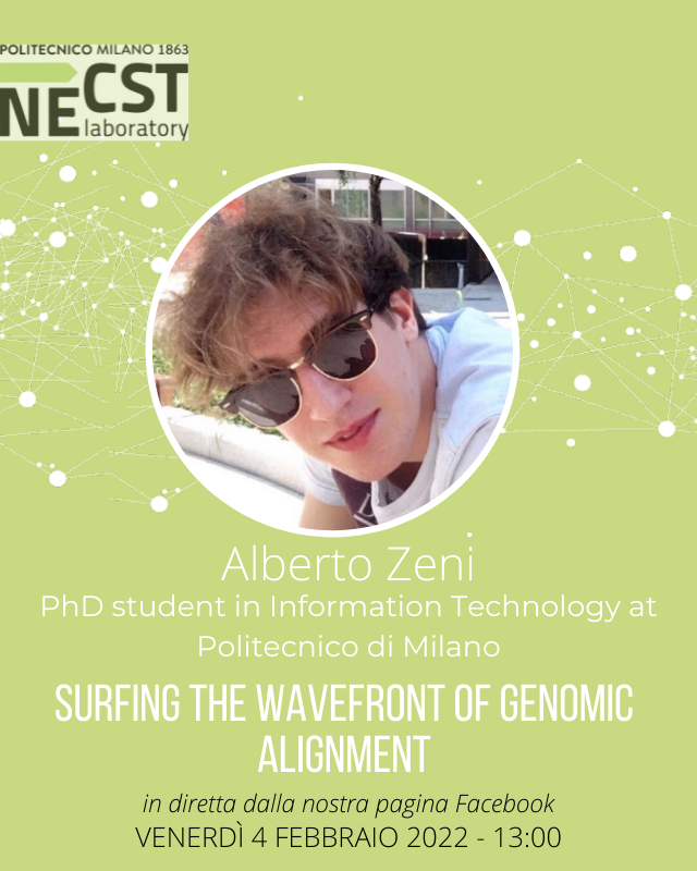 necstlaboratory's tweet image. Venerdì continuano i nostri #NECSTFridayTalk, nel prossimo incontro avremo con noi @albezeni, PhD student in Information Technology al @Polimi, che ci presenterà un&apos;implementazione FPGA dell&apos;Wavefront Alignment (WFA) algorithm

#NECSTLab #computerscience