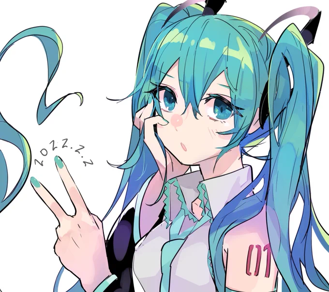 ツインテール好きとして描かないといけない日!!!
 #ツインテールの日 