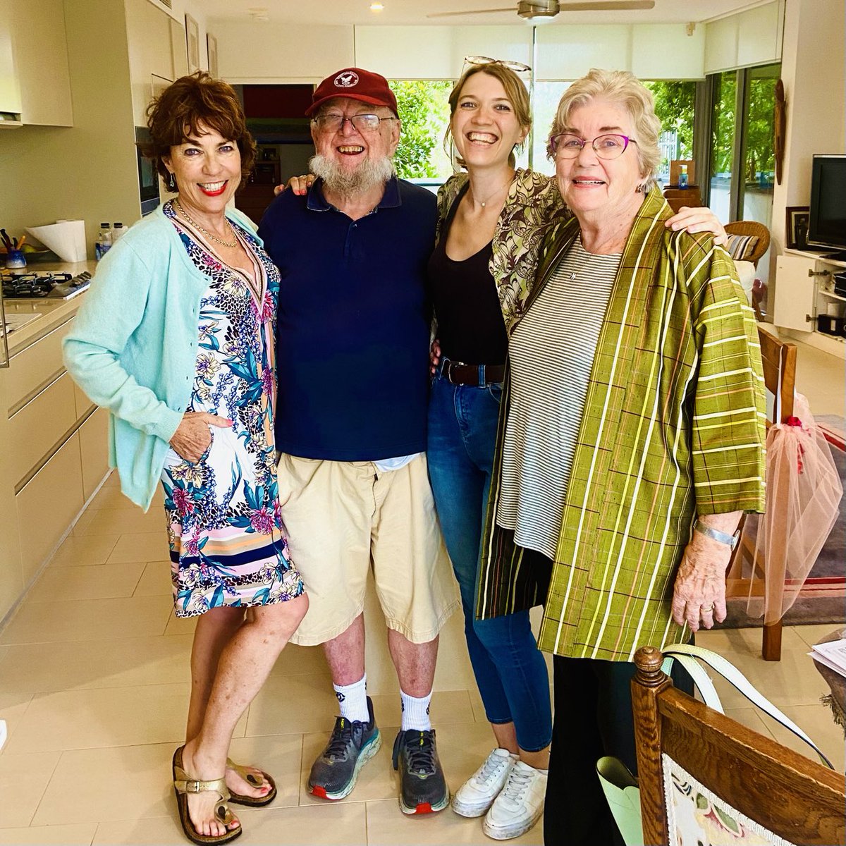 If only Tom Keneally weren’t such an under-achiever. The Booker Prize winning author has only published 2 books in the last year &amp; is barely half way thru another. Loser! Georgie &amp; I kidnapped the Keneally’s for lunch today. Clearly, the only thing we didn’t eat were our words.