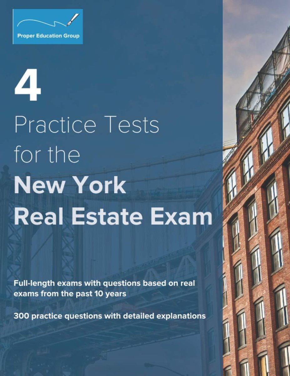 READ ONLINE book 4 Practice Tests for the New York Real Estate Exam 300