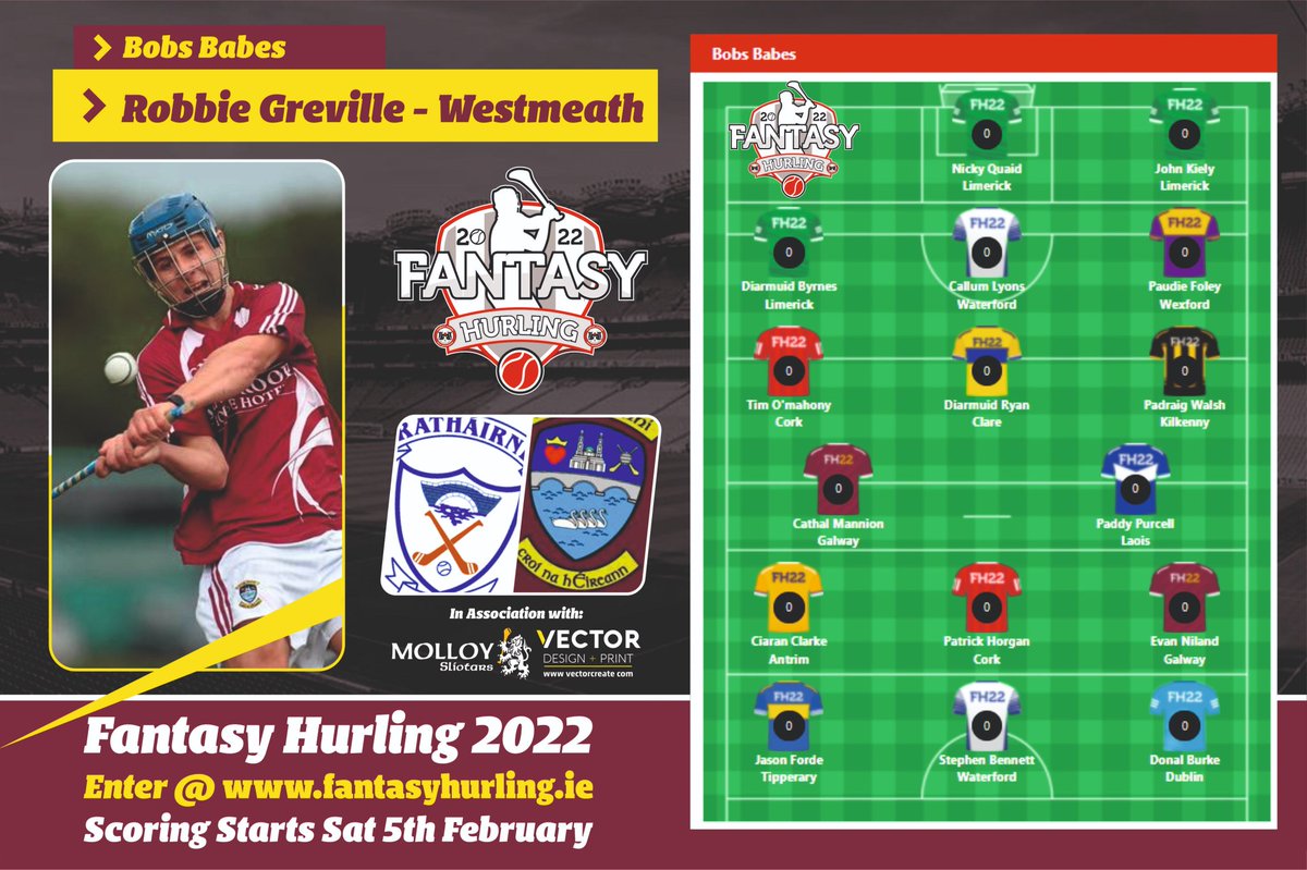 Tidy little outfit 
 <a href="/FantasyHurling/">Fantasy Hurling 2026</a> <a href="/tommygall94/">Tommy Gallagher</a> <a href="/tommydoyle_3/">Tommy Doyle</a> <a href="/cianoconnor_4/">Cian O Connor</a> <a href="/KillianDoyle1/">Killian Doyle</a> <a href="/Bottomright/">Conor Jordan</a> <a href="/johnny_greville/">Johnny Greville</a>