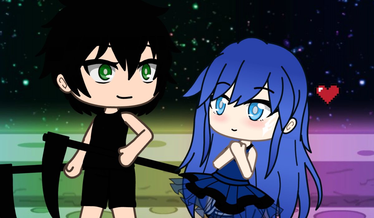 Evildeadfan102's tweet image. Lumica Chibi sets. 
Luke x Lucy set. 
#Lumica #lukemaple #lucyharmica #gachalife