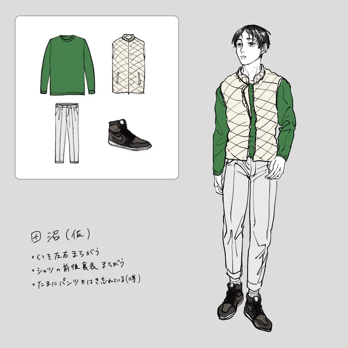 服の練習に人間を錬成している 