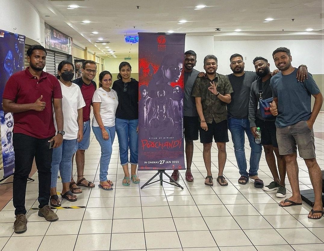Prezley's tweet photo. "Poochandi" - Want to know the real meaning of Poochandi ?? Watch this Film at your nearest Cinemas Now !! #SupportMalaysianFilm #aJKwickyFilm #Poochandi https://t.co/Qxukfi5Oz4