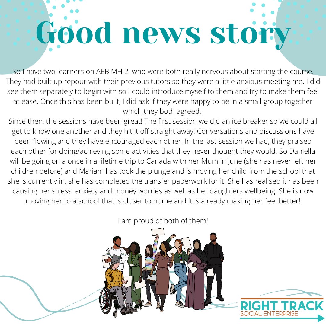 _RightTrack's tweet photo. Good news story from our in house tutor Latoya ❤️
#goodnews #wecare #amazingtutors #weareproud #rtse https://t.co/HafT2RoUap