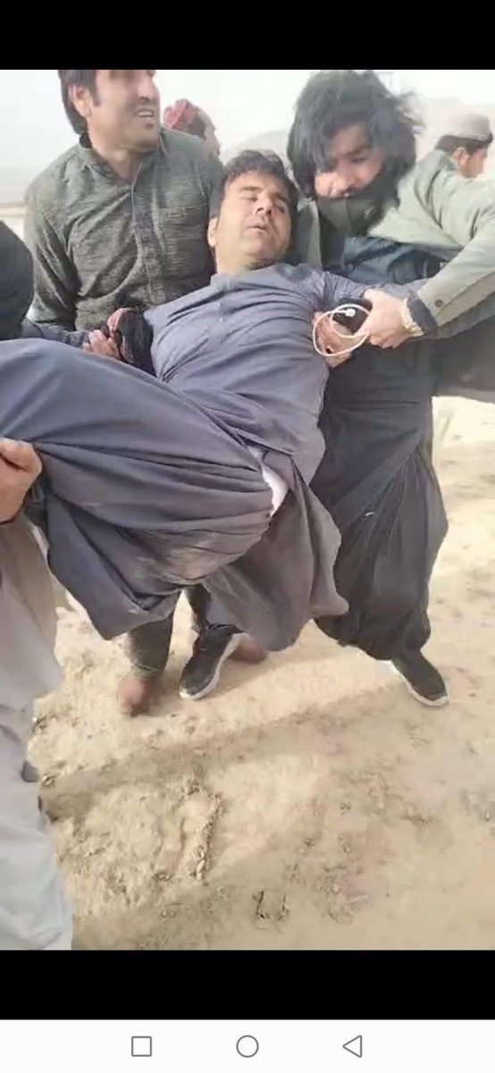 The state opened straight fire on PTM leader @ManzoorPashteen & his comrades on their way back from the 3rd anniversary of the martyrdom of Arman Loni in Qilla Saifullah, injuring Noor Bacha (provincial coordinator). Shameful act of the state is strongly condemned.