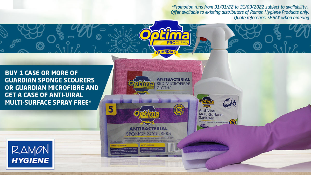 PROMOTION TIME!
--
We are offering our existing customers the chance to get a free case of multi-surface spray!🦠  

Click the link and contact us today for more information! 
ramonhygiene.co.uk/contact-us/?ut…

#Antibacterial #Antiviral #cleaning #Wholesale