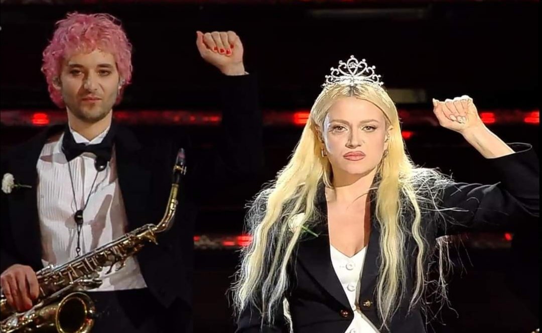 MarcoNoel19's tweet image. O partigiano, portami via,
o bella Ciao Ciao.
#larappresentantedilista
#Sanremo2022